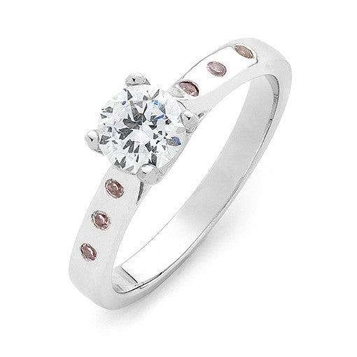 Pippa Pink Diamond Engagement Ring - KL Diamonds