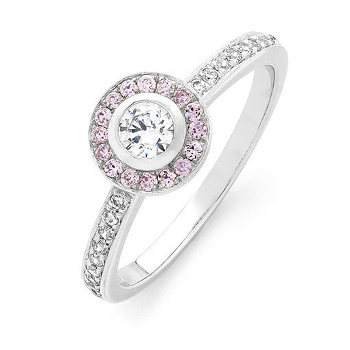 Pippa Pink Diamond Engagement Ring - KL Diamonds