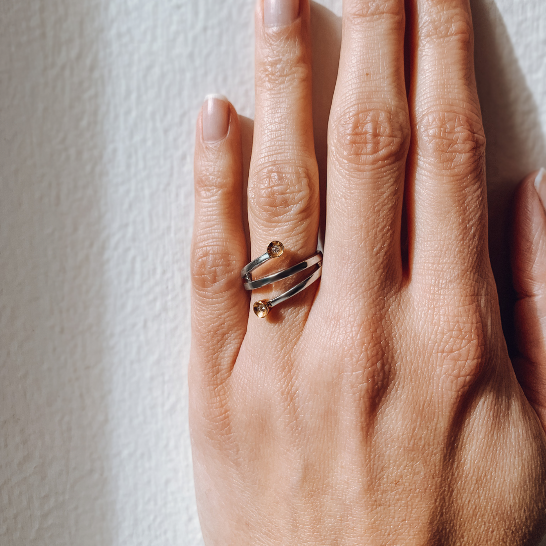 Mylena Twist Ring - KL Diamonds