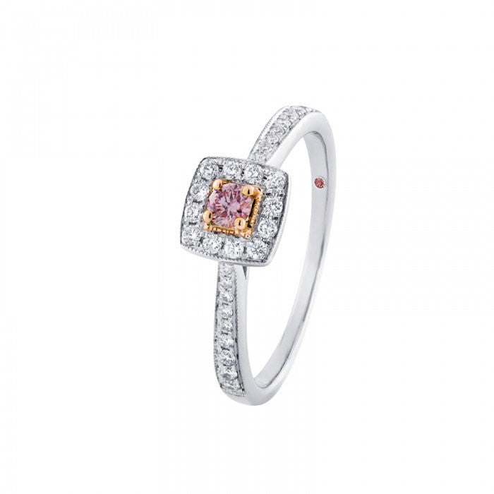 Paula Pink Diamond Engagement Ring - KL Diamonds