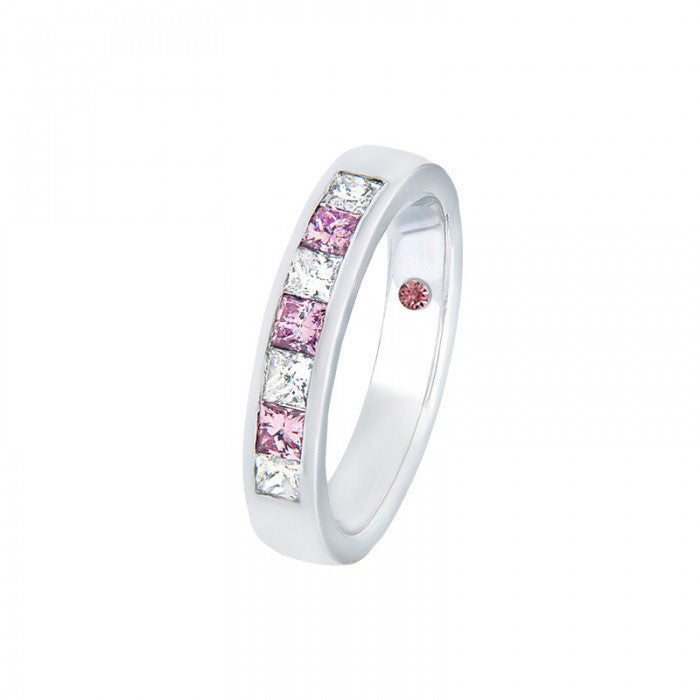 Patience Pink Diamond Wedding Ring - KL Diamonds