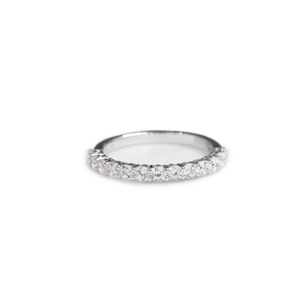 Diamond share claw wedding ring - KL Diamonds