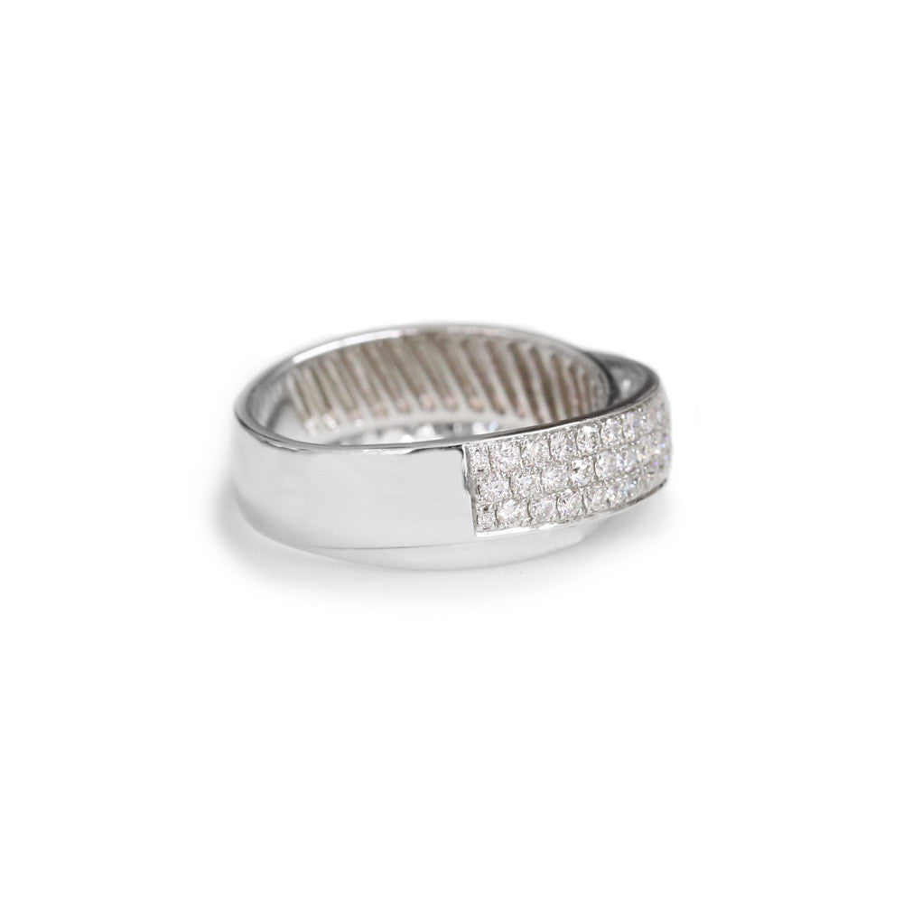 18ct White gold diamond ring - KL Diamonds
