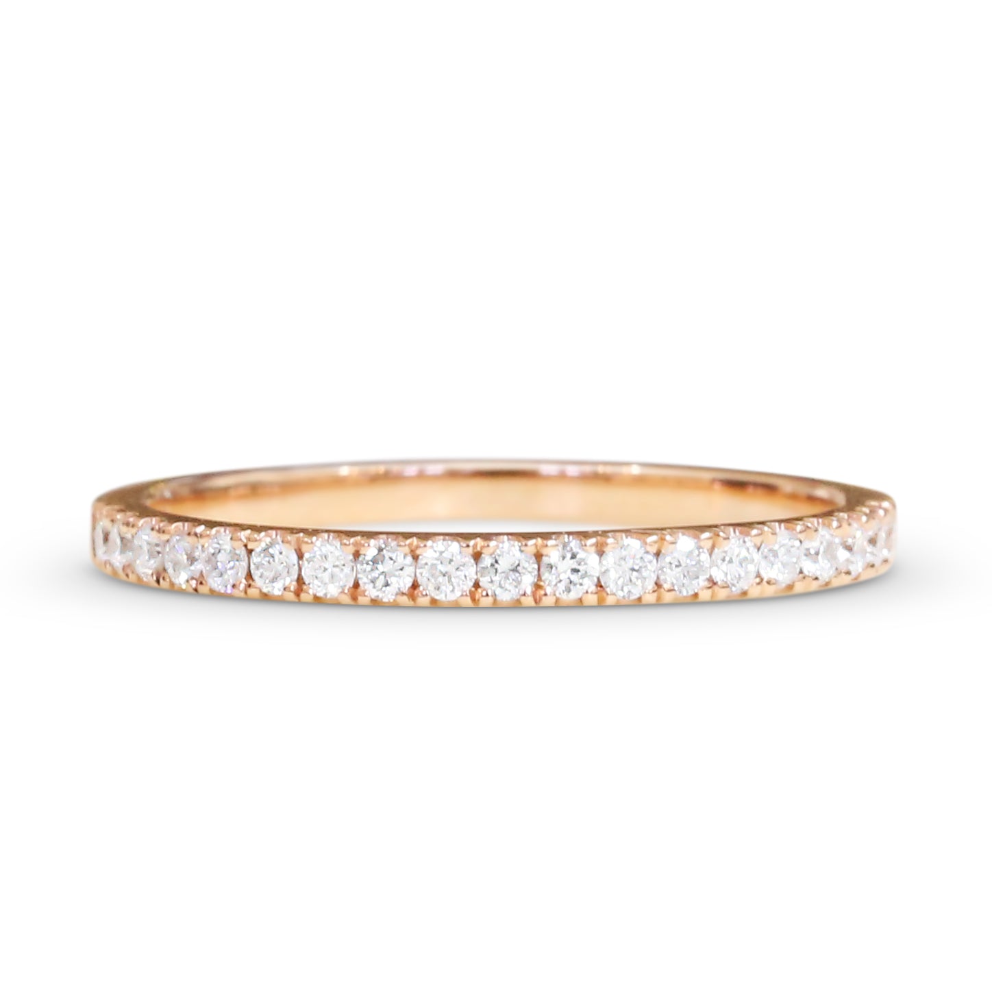 18ct Rose Gold Diamond Ring - KL Diamonds
