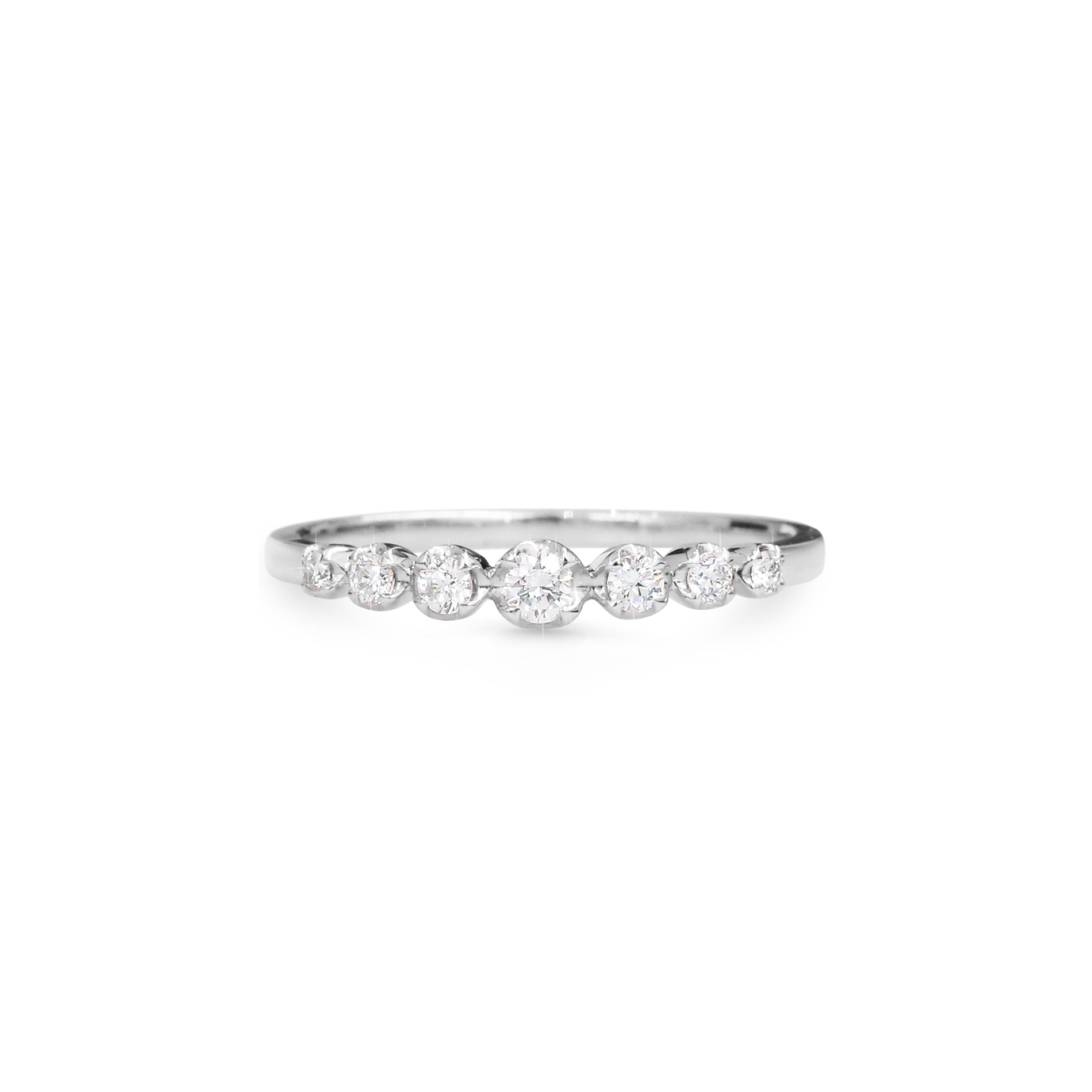 18ct White gold diamond ring - KL Diamonds