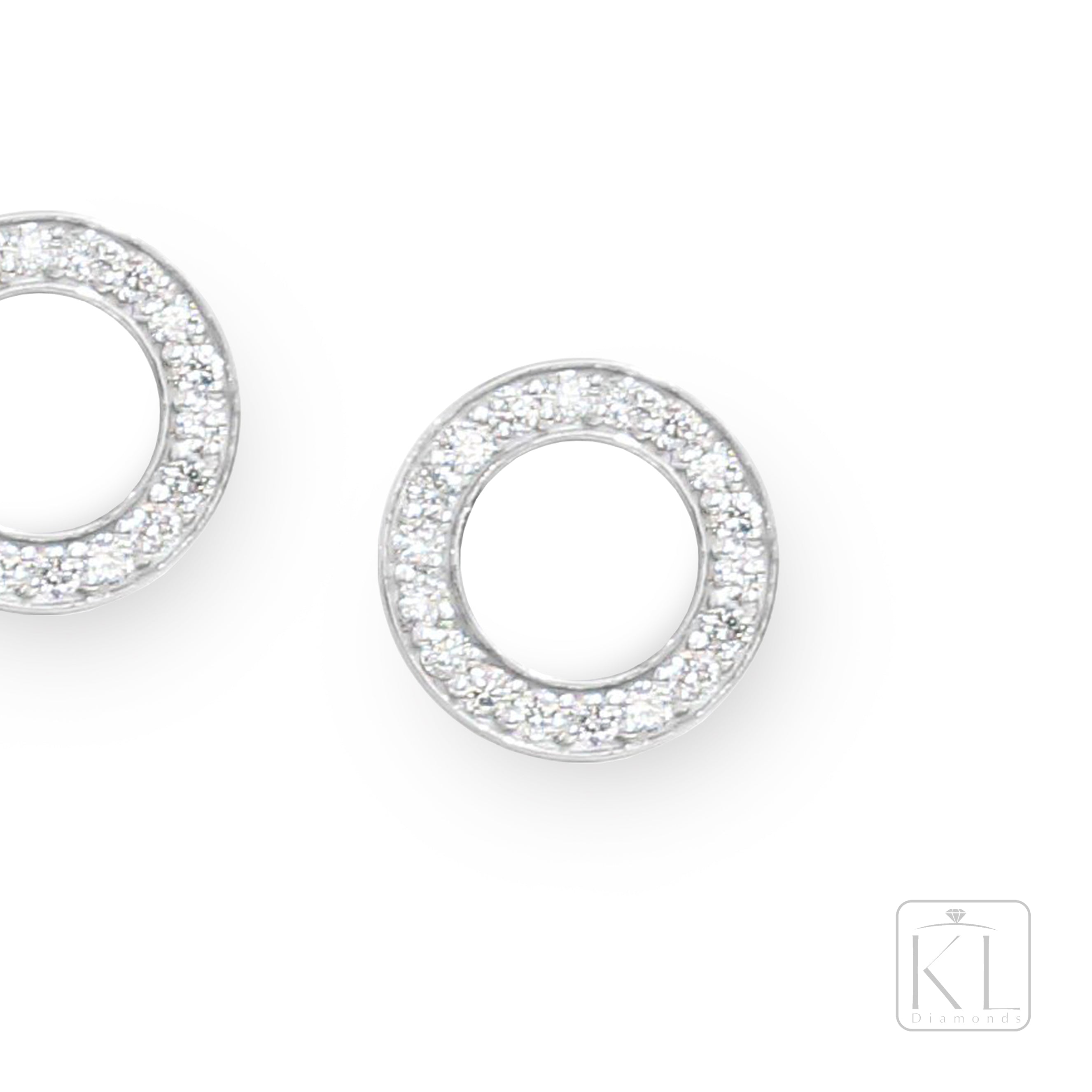 Wilde 18ct Gold & Diamond Earrings - KL Diamonds