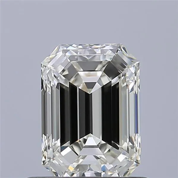 0.70ct Emerald Natural Diamond (Colour G, Clarity IF, Cut VG, IGI Certified)