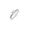 Princess cut pink diamond engagement ring - KL Diamonds