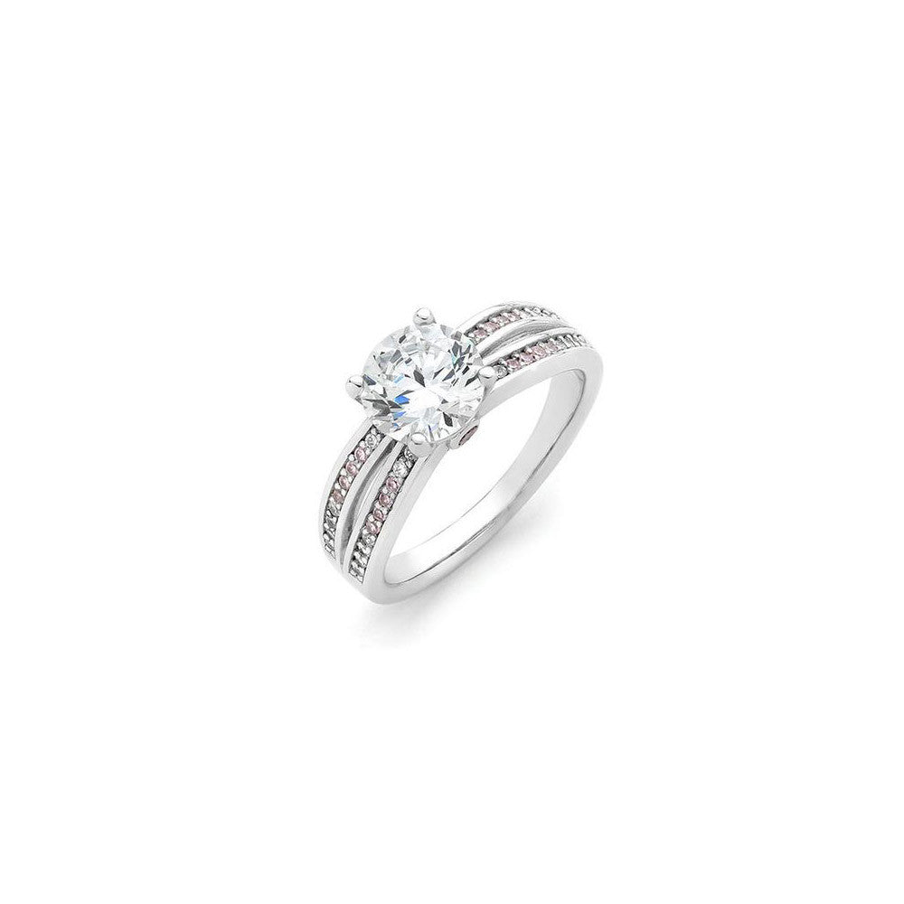 Passion Pink Diamond Engagement Ring - KL Diamonds