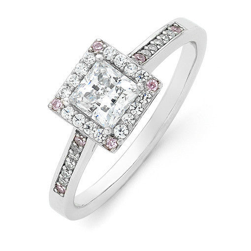 Pier Pink Diamond Engagement Ring - KL Diamonds