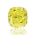 1.10ct Authentic Australian Yellow Cushion Cut Argyle Diamond - NFY - KL Diamonds