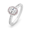 Polley Pink Diamond Engagement Ring - KL Diamonds