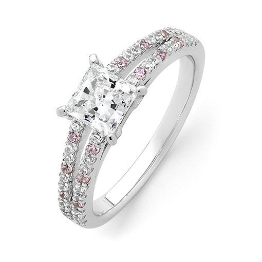 Pia Pink Diamond Engagement Ring - KL Diamonds