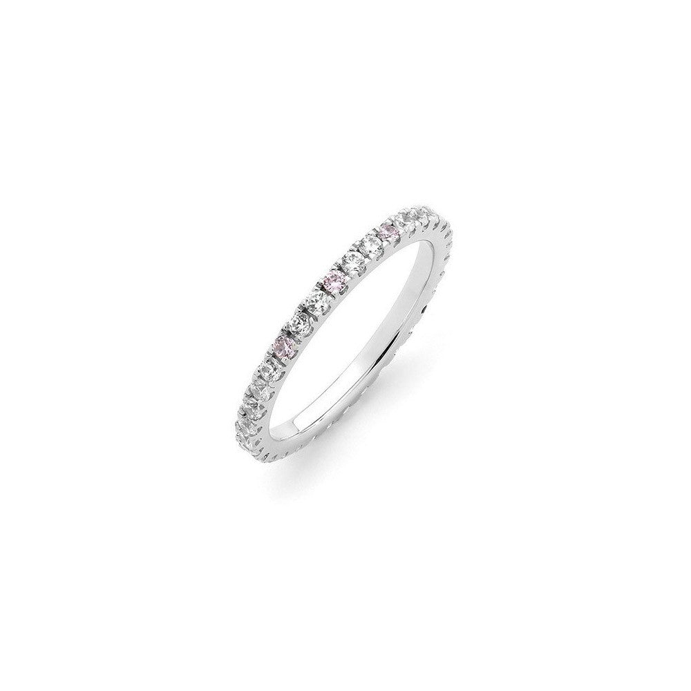 Praise Pink Diamond Wedding Band - KL Diamonds