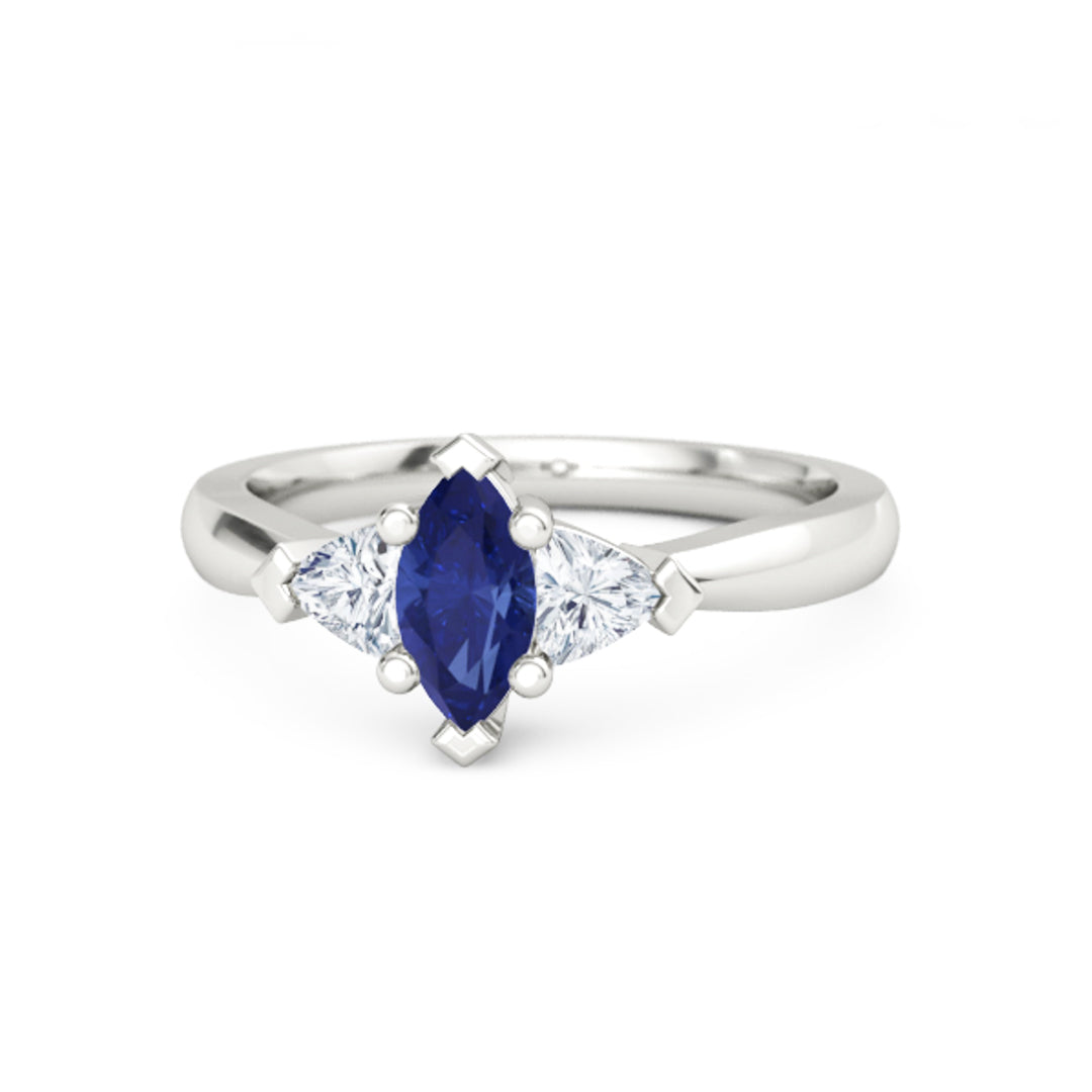 .32ct Australian Blue Sapphire Marquise Cut