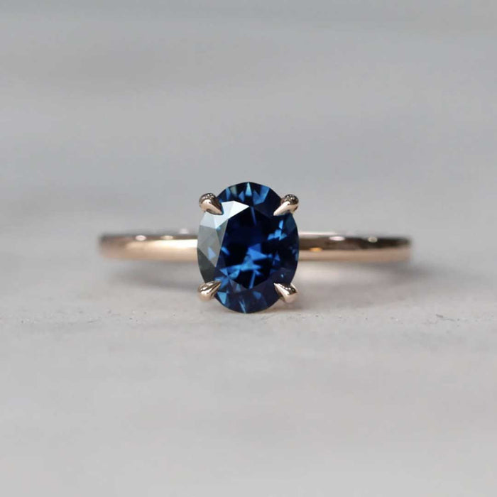 .58ct Australian Blue Sapphire Oval Cut