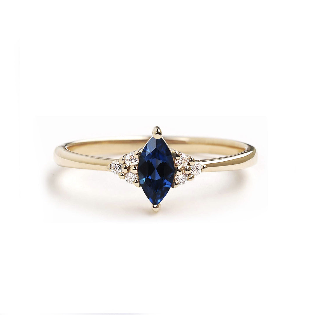 .60ct Australian Blue Sapphire Marquise Cut
