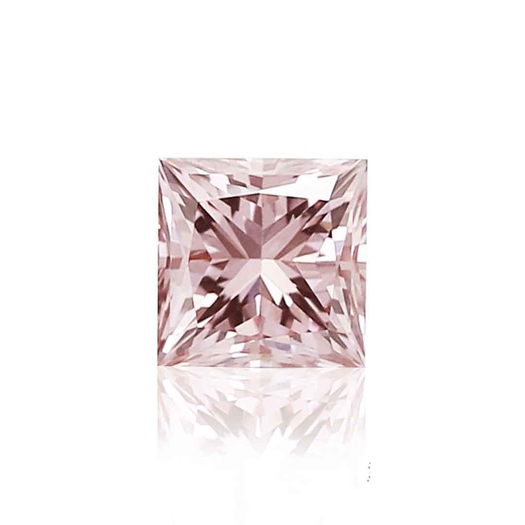 .112ct Authentic Australian Pink Princess Cut Diamond - 8PR