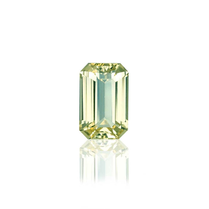 .39ct Australian Light Green Sapphire Emerald Cut