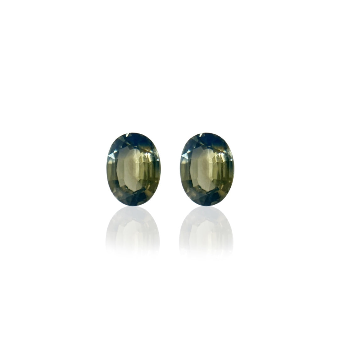 .92ct Australian Parti Sapphire Oval Cut