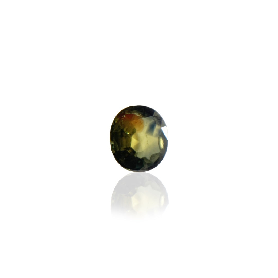 1.61ct Australian Parti Sapphire Oval Cut
