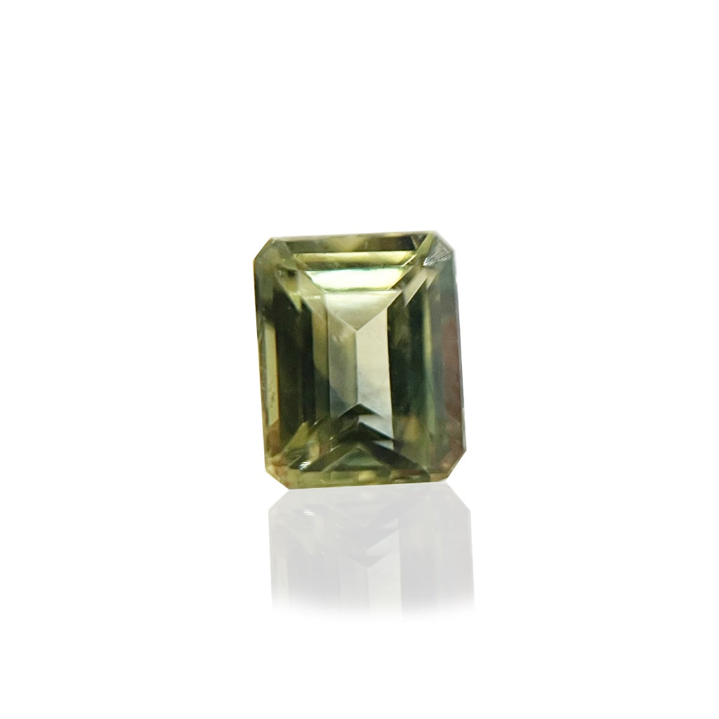 .73ct Australian Parti Sapphire Emerald Cut
