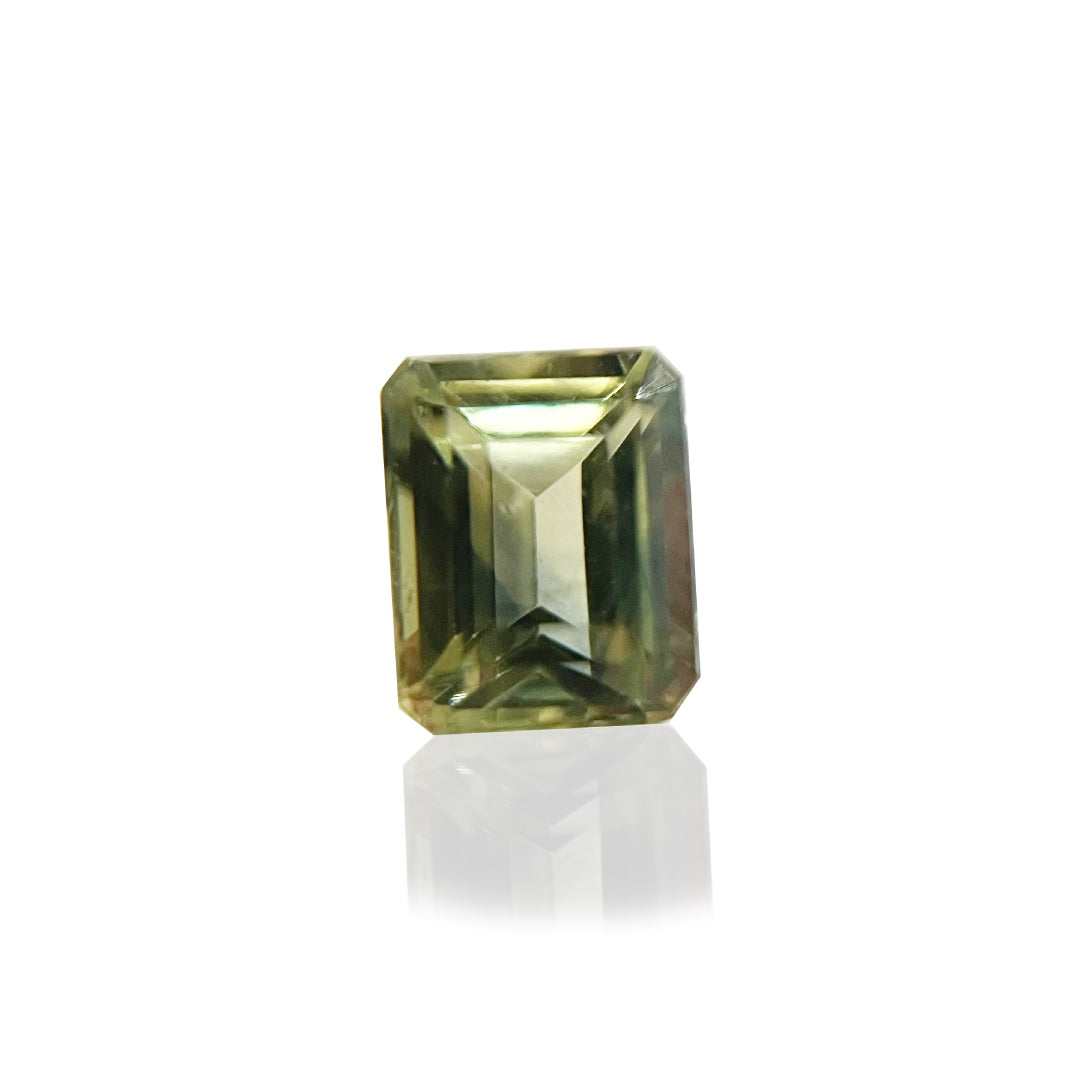 .73ct Australian Parti Sapphire Emerald Cut