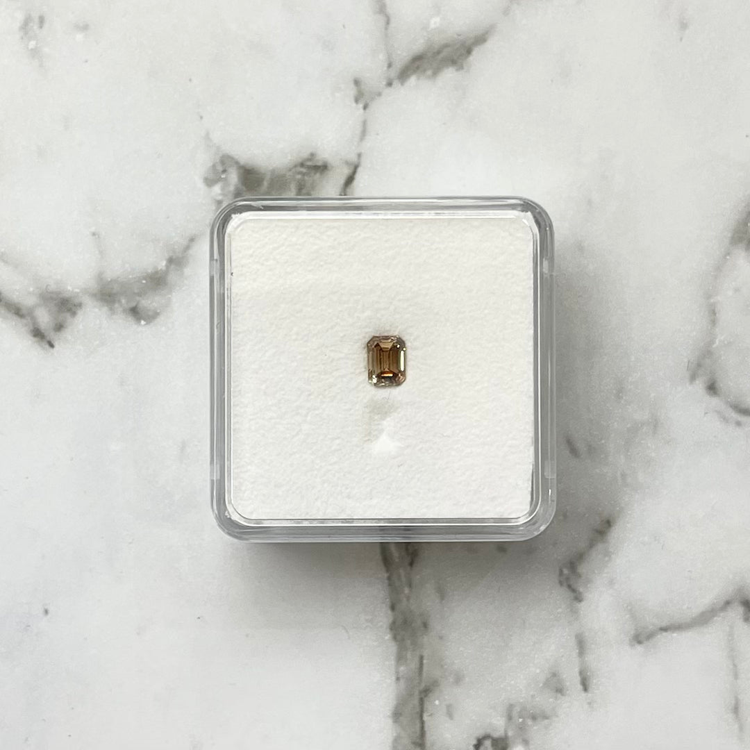 .64ct Authentic Australian Champagne Emerald Diamond - C5