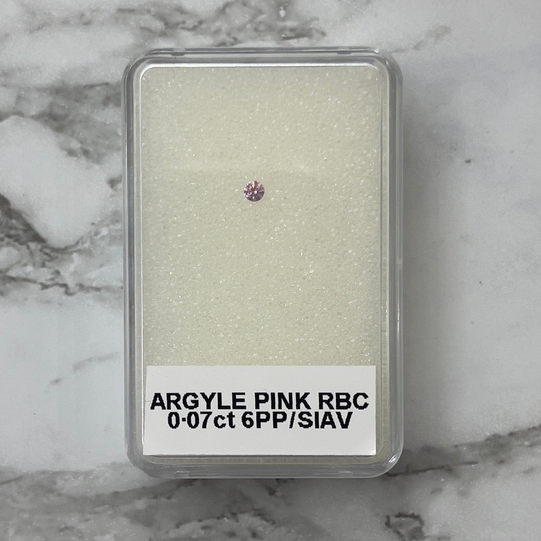 .07ct Authentic Australian Pink Diamond - 6PP