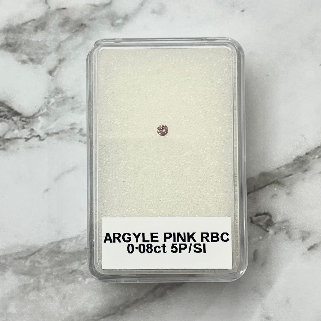 .08ct Authentic Australian Pink Diamond - 5P