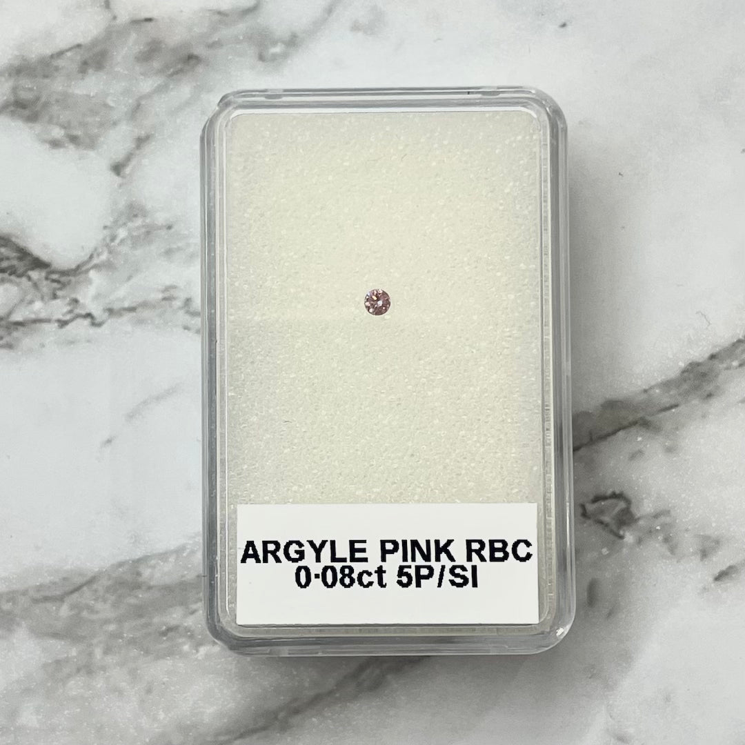 .08ct Authentic Australian Pink Diamond - 5P