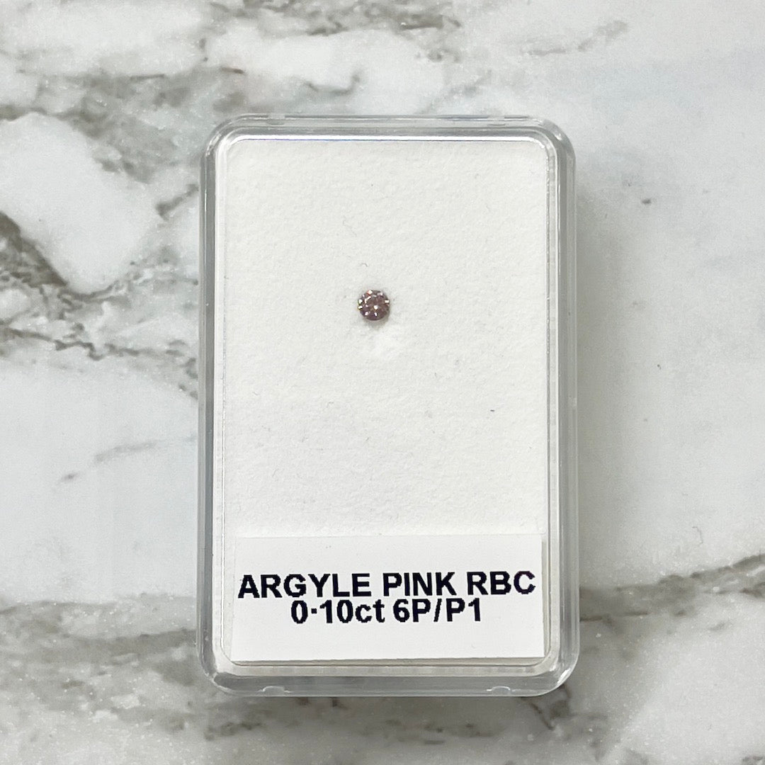 .10ct Authentic Australian Pink Diamond - 6P