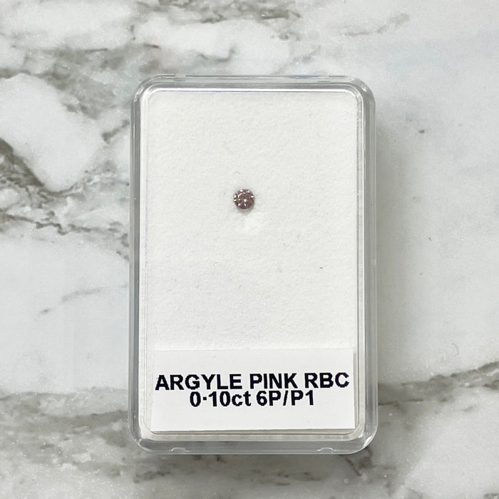 .10ct Authentic Australian Pink Argyle Diamond - 6P