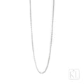 Classic 18ct White Gold Chain - KL Diamonds