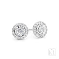 Cloud 9ct Gold & Diamond Earrings - KL Diamonds