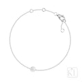 Cloud 18ct White Gold & Diamond Bracelet - KL Diamonds