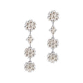18ct White gold diamond earrings - KL Diamonds