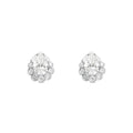 18ct White gold diamond earrings - KL Diamonds