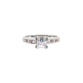 Valentine Plaza Cubic Zirconia Pink Diamond Engagement Ring