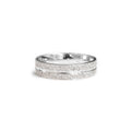 18ct White Gold Gents Diamond Wedding Ring - KL Diamonds