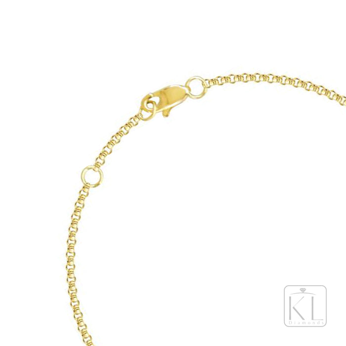 Infinite 18ct Yellow Gold Diamond Bracelet - KL Diamonds
