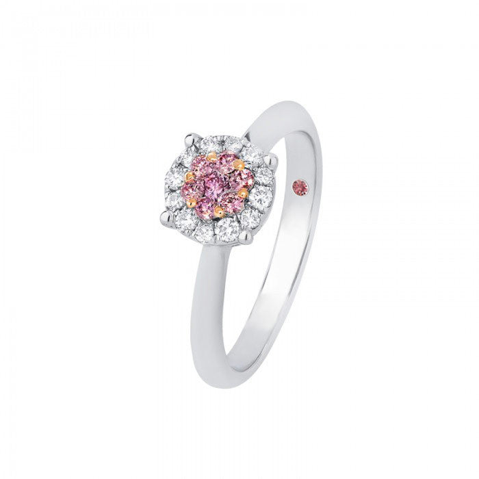 Poppy Pink Diamond Ring - KL Diamonds