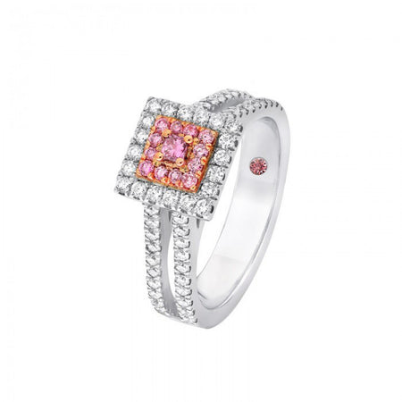 Panya Pink Diamond Engagement Ring - KL Diamonds