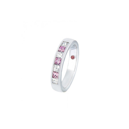 Patience Pink Diamond Wedding Ring - KL Diamonds