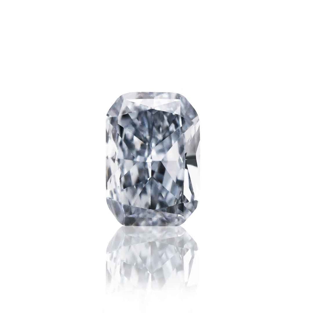.06ct Authentic Australian Blue Radiant Cut Diamond - BL1