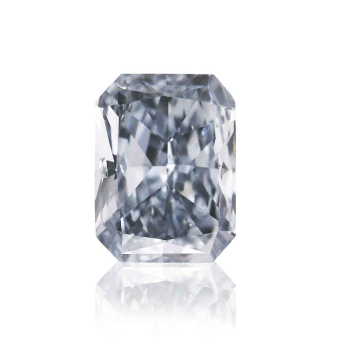 .09ct Authentic Australian Blue Radiant Cut Diamond - BL2