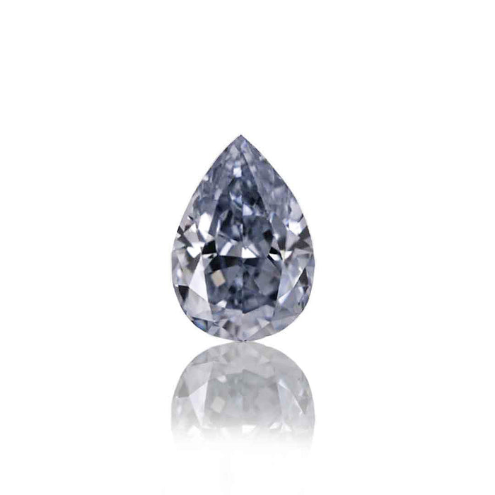 .06ct Authentic Australian Blue Argyle Pear Cut Diamond - BL2 (10/27)