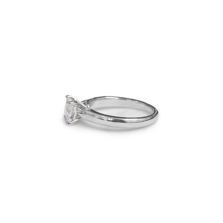 Solitaire princess cut diamond engagement ring - KL Diamonds