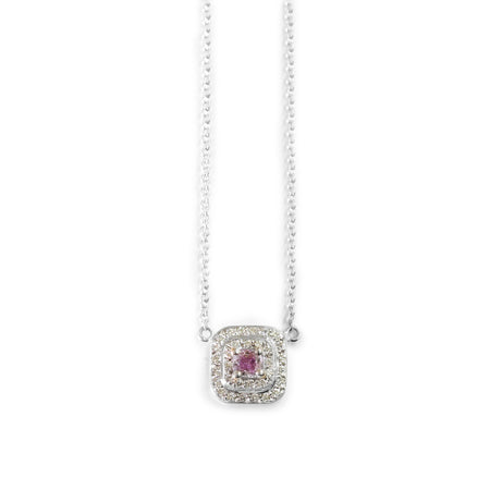 Palmira Pink Diamond Pendant - KL Diamonds