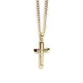 9ct Yellow gold cross pendant - KL Diamonds
